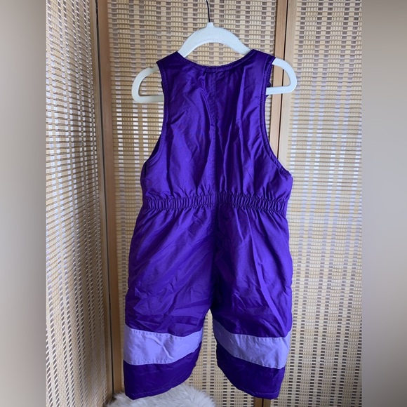 Snow Bib Purple Pants Lil Byer Size 24 Months Girls - Picture 2 of 3